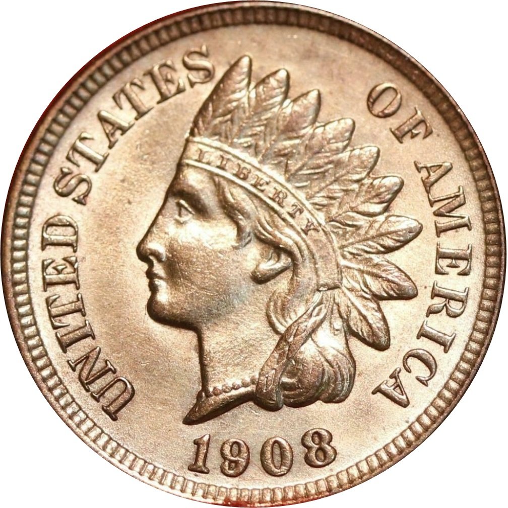 1908-Indian-Head-Cent-#5
